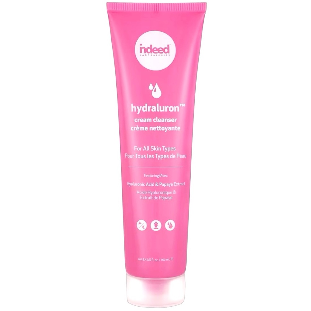 Indeed Hydraluron Gentle Moisturizing Facial Cream Cleanser w/ Hyaluronic Acid